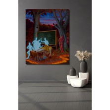 Dekoratif Dikey Ruhlar Spiritüel Sanat Duvar Tablo Ahşap Dikdörtgen Tablo