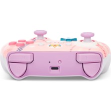 PowerA Nintendo Switch Kablosuz Pro Controller Princess Peach Edition Lisanslı