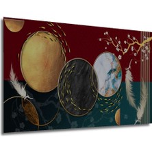 Dekoratif Modern Art Ahşap Tablo Şık Yatay Duvar Dekorasyon Tablosu