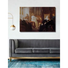 Teona Ahşap Ahşap Tablo Alexandre Cabanel Yağlı Boya Görünümlü Baskısı Üreme 3 Boyutlu Yatay Duvar Tablo