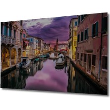 Teona Ahşap Ahşap Tablo Modern 3 Boyutlu Italya Sanat Tablosu,manzara 3 Boyutlu Yatay Duvar Dekorasyon Tablosu