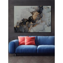 Soyut Sanat Dekoratif Ahşap Tablo - VOOV1165 Şık Yatay Duvar Dekorasyon Tablosu