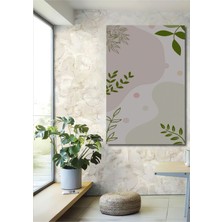 Teona Ahşap Dekoratif Dikey Minimalist Modern Tasarım Duvar Tablo Ahşap Dikdörtgen Tablo