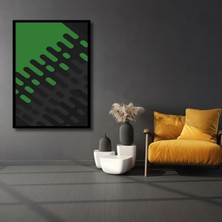 Dekoratif Dikey Modern Tasarım Duvar Tablo Ahşap Dikdörtgen Tablo