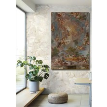 Dekoratif Dikey Melekler Modern Sanat Duvar Tablo Ahşap Dikdörtgen Tablo
