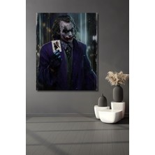 Dekoratif Dikey Joker Duvar Tablo Ahşap Dikdörtgen Tablo