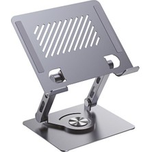 Sunix 360° Metal Tablet Tutucu Gri Stand