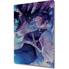 Dekoratif Dikey Anime Duvar Tablo Ahşap Dikdörtgen Tablo
