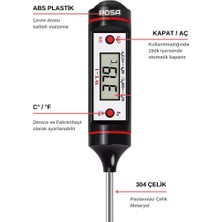 Dijital Gıda Termometersi Sıvı Gıda,et,su,süt,yoğur Sıcaklık Ölçer Mutfak Gıda Sıcaklık Ölçer