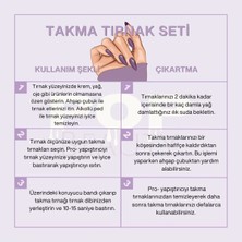 Takma Tırnak Seti & Zararsız Yapıştırıcı