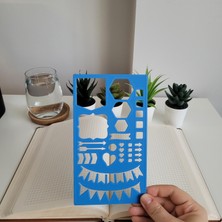 Karmelom Studio Bullet Journal Filama Detaylı Şablon Cetvel