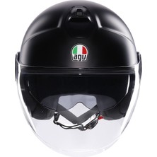 Agv Eteres Mono Matt Black Açık Kask