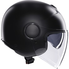 Agv Eteres Mono Matt Black Açık Kask