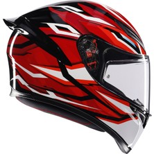 Agv K1S Lion Black Red White Configuration Kapalı Kask