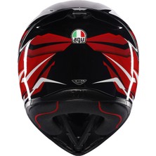 Agv K1S Lion Black Red White Configuration Kapalı Kask