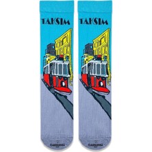 Carnaval Socks Taksim Desenli Renkli Çorap