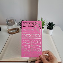 Karmelom Studio Bullet Journal Süsleme Şablon Cetvel