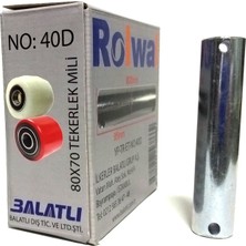 Rolwal 80X70MM Transpalet Tekerlek Mili - 10 Adet