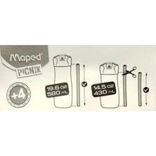 Maped 580 Ml Ve 430 Ml Kırmızı Yedek Kapak Pipet