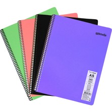 Mynote Flex Neon A5 Defter 80 Yaprak 2 Kareli 2 Çizgili Defter Seti