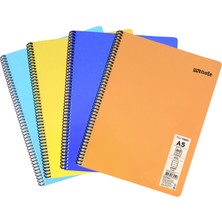 Mynote Flex Neon A5 Defter 80 Yaprak 2 Kareli 2 Çizgili Defter Seti