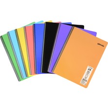 Mynote Flex Neon A5 Defter 80 Yaprak 4 Kareli 4 Çizgili Defter Seti