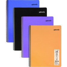 Mynote Flex Neon A5 Defter 80 Yaprak Çizgili Defter 4 Adet