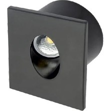 Cata CT-5179 3200K Günışığı 3W Siyah Kasa Ledli Duvar Armatürü 5179