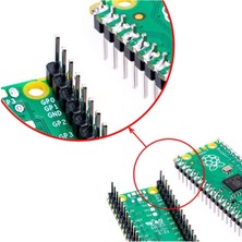 Roboyol Store 5 Adet 1X40 Pin Erkek Header Tek Sıra 2.54MM 180 Derece Kırılabilir Bölünebilir Konnektör Soket
