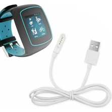Roboyol Store USB 4 Pin Pogo Kablo Akıllı Saat Manyetik Sabitleyici Şarj Kablosu GT88 GT68 KW08 KW18 KW88 KW98