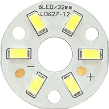 5730 12V 3W 32MM Beyaz LED Modül Aluminyum Pcb 6 LED Lamba Aydınlatma Işık