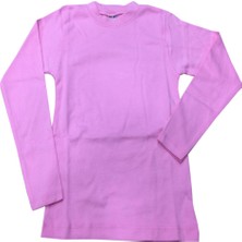 Salar Ticaret Çocuk Pembe Uzunkol Body Pamuklu Ürün Pembe Badi  9-10 Yaş
