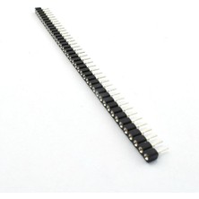 Roboyol Store 1X40 Pin Precision Dişi Header Tek Sıra 2.54MM 180 Derece Yuvarlak Kırılabilir Bölünebilir