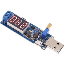 Roboyol Store USB Ayarlı Güç Kaynağı Modülü HW-132 Voltaj Yükseltici Düşürücü Dc 0.6V / 25V