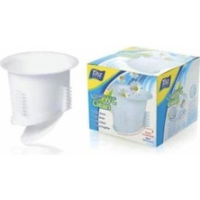 Wuvera Koku Önleyici Tuvalet Delik Kapağı Tek Kapaklı FMA003217 Modern Tasarım Beyaz Renk