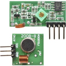 Roboyol Store 433MHZ Rf Alıcı Verici Modül Çifti Kablosuz Haberleşme Kumanda