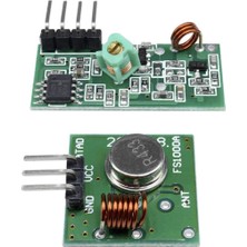 Roboyol Store 433MHZ Rf Alıcı Verici Modül Çifti Kablosuz Haberleşme Kumanda