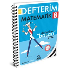 Arı Yayıncılık 8. Sınıf Fen Bilimleri Defteri - 8. Sınıf Matematik Defterim + Anahtarlık