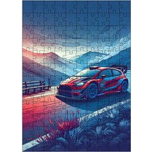 Ekart Ahşap Mdf Puzzle Yapboz Spor Yarış Arabası 120 Parça 25*35 cm