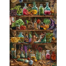 Tablomega Ahşap Mdf Puzzle Yapboz Cadının Bahçesi 120 Parça 25*35 cm