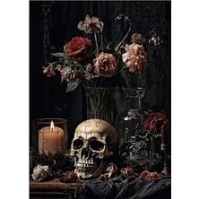 Tablomega Ahşap Mdf Puzzle Yapboz Memento Mori Ölümü Hatırla 120 Parça 25*35 cm