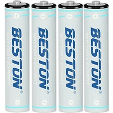 Beston Coverzone Beston USB Kablo Veya Şarj Cihazı ile Şarj Edilebilir İnce AAA Kalem Pil 1.5V