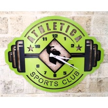 Mrc Hediye Sepeti Spor Salonu Temalı Duvar Saati