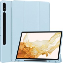 Five-E Galaxy Tab S9 Fe Plus SM-X610/X616 Kalemlikli Uyku Modlu Stromix Standlı Kapaklı Kılıf