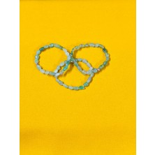 Doğal Taş Dünyası Sertifikalı Aventurin Doğal Taş Şekilsiz Tımbıl Bileklik Aaa Kalite Sürpriz Hediyeli