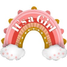 Kidspartim Its A Gırl Gökkuşağı Folyo Balon 32 Inç 72 cm
