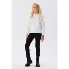 Bg Store Kız Çocuk Siyah Tayt