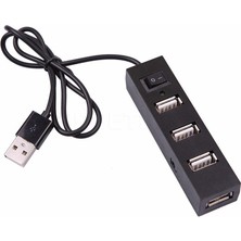 Lunatic 6248 4 Port USB 2.0 Hub USB Çoğaltıcı USB Çoklayıcı Anahtarlı Switch