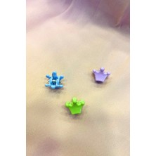 Barly Karışık Renk Mandal Toka ve Lastik Toka Set