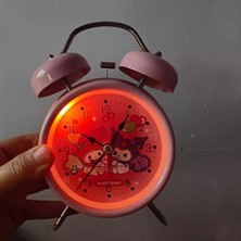 Hediye Vakti My Melody & Kuromi Pembe Çalar Saat Masa Saati